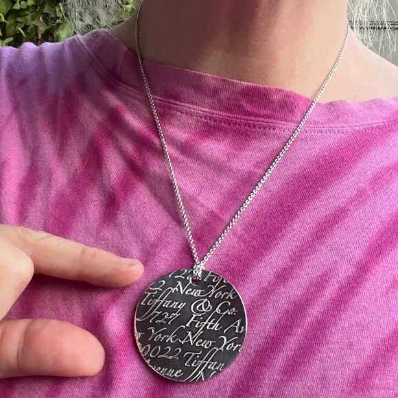 RARE 18” GIFTABLE Tiffany & Co Sterling Silver .925 Necklace, Pouch, Bag. - Picture 11 of 12